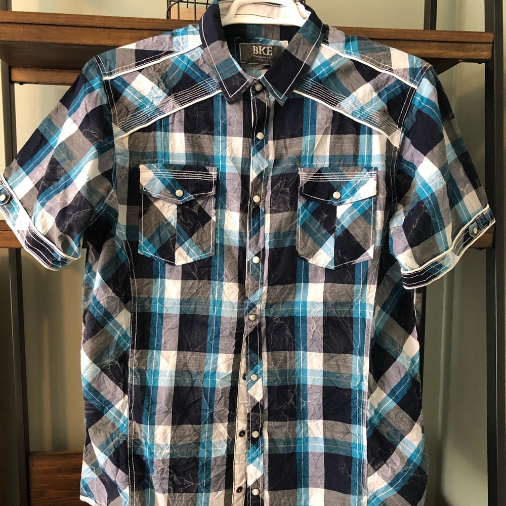 BKE S/S Shirt - snap closure